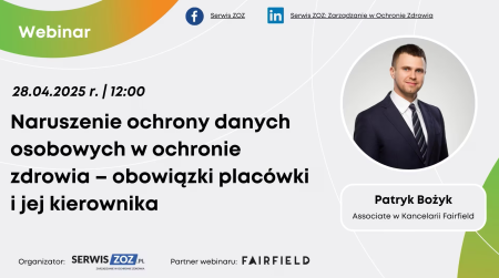 Naruszenie zasad ochrony danych osobowych w placówce medycznej